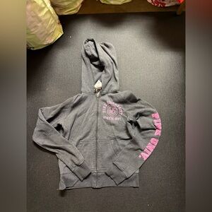 PINK Victoria's Secret Charcoal and Pink Hoodie